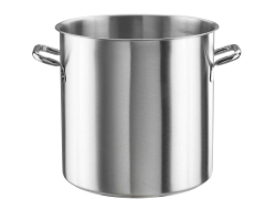 Hoge kookpan tender RVS 63,5 ltr 45x40 cm, per stuk