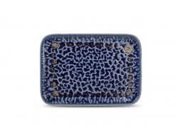 Serveerschaal Cobalt Oxido Ø 28 x hoogte 2 cm blauw, doos 4 stuks