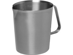 Maatbeker RVS 2 ltr Ø140x175 mm, per stuk