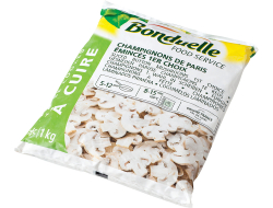Gesneden Parijse champignons 1e keus, zak 1 kg