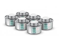 Gastro heat in blik 4 branduren, tray 6 stuks