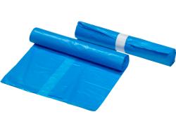 Dikke afvalzak blauw LDPE T60 145 ltr 80 x 110 cm, rol 20 stuks