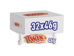 Candybar witte chocolade single 46 gr per stuk, doos 32 stuks