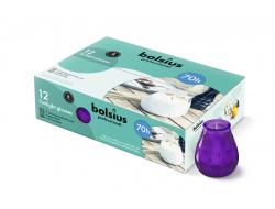 Kaars twilight paars 70 branduren, doos 12 stuks