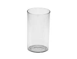Amuseglas 60 ml transparant kunststof, folie 30 stuks