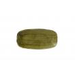 Churchill Oblong bord Stonecast Plume Olive 298 x 153 mm, doos 12 stuks