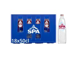 Mineraalwater intense bruisend glas 50 cl per fles, krat 18 flessen