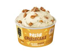 IJscup vegan passie cheesecake 115 ml per cupje, doos 18 cupjes