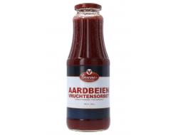 Sorbetsaus aardbei, fles 990 ml