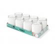 Bolsius Professional Kaars starlight transparant 50 branduren, tray 8 stuks