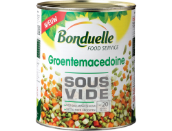 Groentemacedoine sous vide, blik 3,1 ltr
