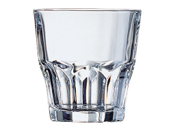 Glas granity laag 200 ml Ø80x81 mm, doos 6 stuks
