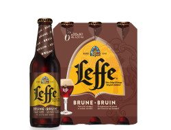 Bier bruin 6,5% 6 flessen à 30 cl per krimp, krat 4 krimp