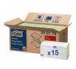Tork Handdoek groen advance zigzag H3 23x23 cm 250 stuks per pak, doos 15 pakken