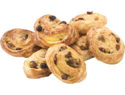 Mini koffiebroodjes roomboter bake off 30 gr per stuk, doos 260 stuks