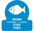Label Fresh Codelabel vis, rol 500 stuks