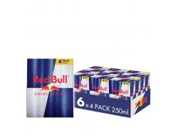 Red Bull Energy Drink 4 x 6-pack x 250 ml, tray 24 blikken
