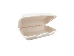 Loempiabak suikerriet 32,2x24,3x4 cm beige, pak 100 stuks