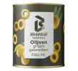 Bravour Essentials Gesneden groene olijven, blik 3,1 ltr