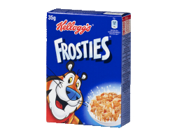 Ontbijtgranen frosties 35 gr per pak, doos 40 pakken