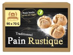 Petit boule met tarwe en rogge 70 gr per stuk, doos 90 stuks