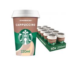 IJskoffie Cappuccino 22 cl per beker, tray 10 bekers