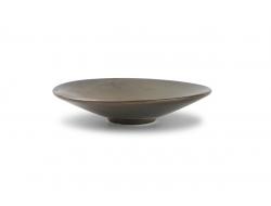 Bord diep 17,5x3,5 cm escura donkerbruin, doos 6 stuks